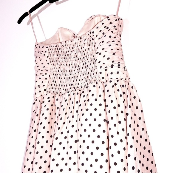 ASOS Sweetheart Neckline Strapless Polka Dot Mini | US SIZE 0 - Picture 5 of 6